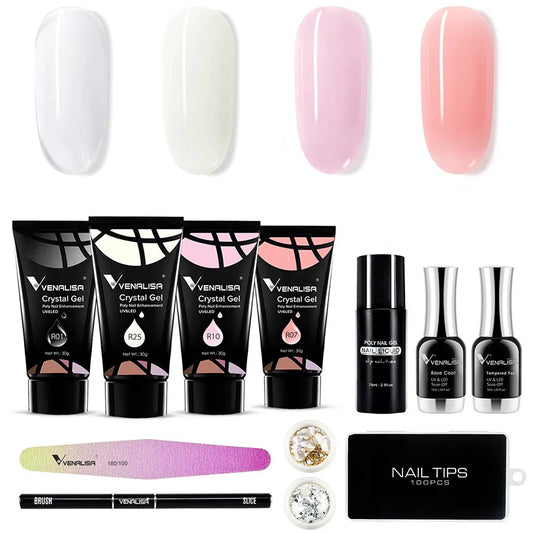 Venalisa Crystal Gel Nail Art 30g Poly Nail Gel Kit