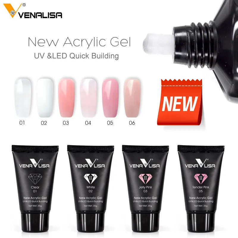 Nuevo gel acrílico para uñas Venalisa Poly Extension
