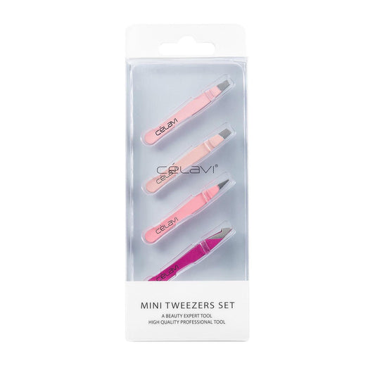Celavi 4PC Mini Tweezer Set