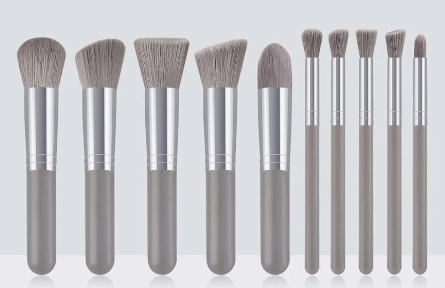 GREY BRUSH SET 10 PCS (SHORT HANDLE)