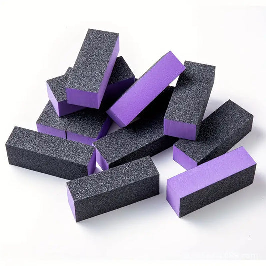 3 Sides Nail Buffer - 1 pc Purple
