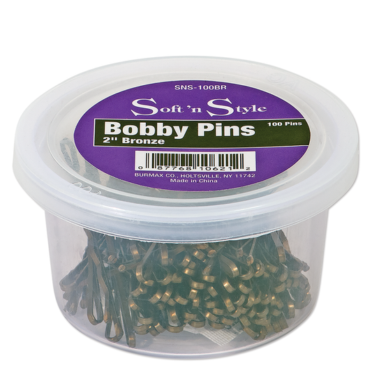 2" BOBBY PINS (BRONZE)