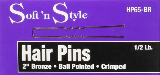 2" HAIR PINS - 1/2 LB. (BRONZE)