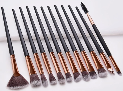 BLACK BRUSH SET 12PCS