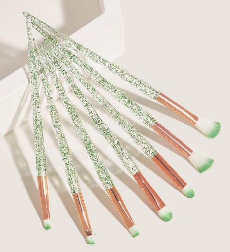 GLITTER BRUSH SET 7PCS