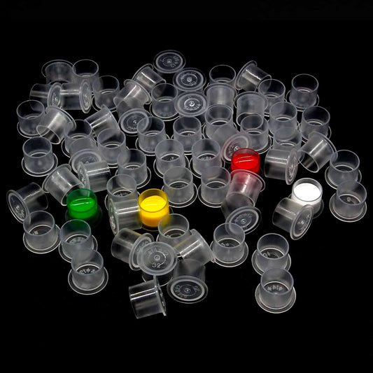 Tattoo Ink Cups Flat