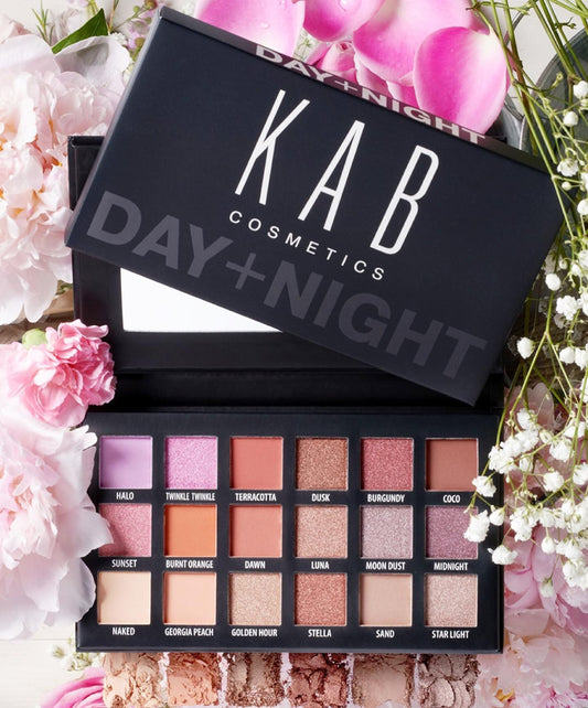 KAB Cosmetics - Day + Night Eyeshadow Palette