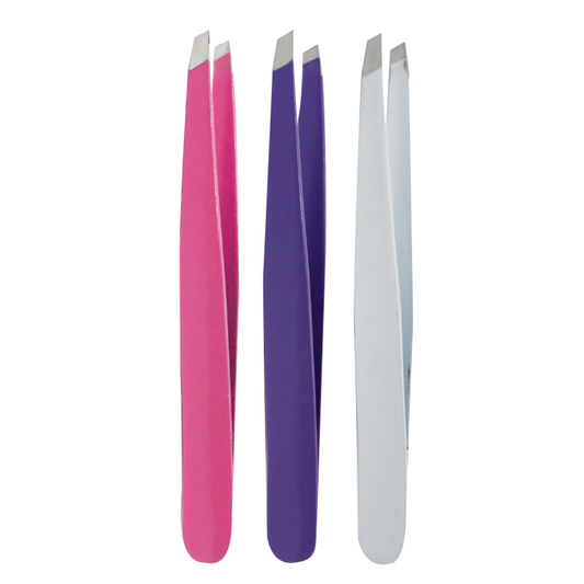 Satin Edge Slant Tip Tweezer